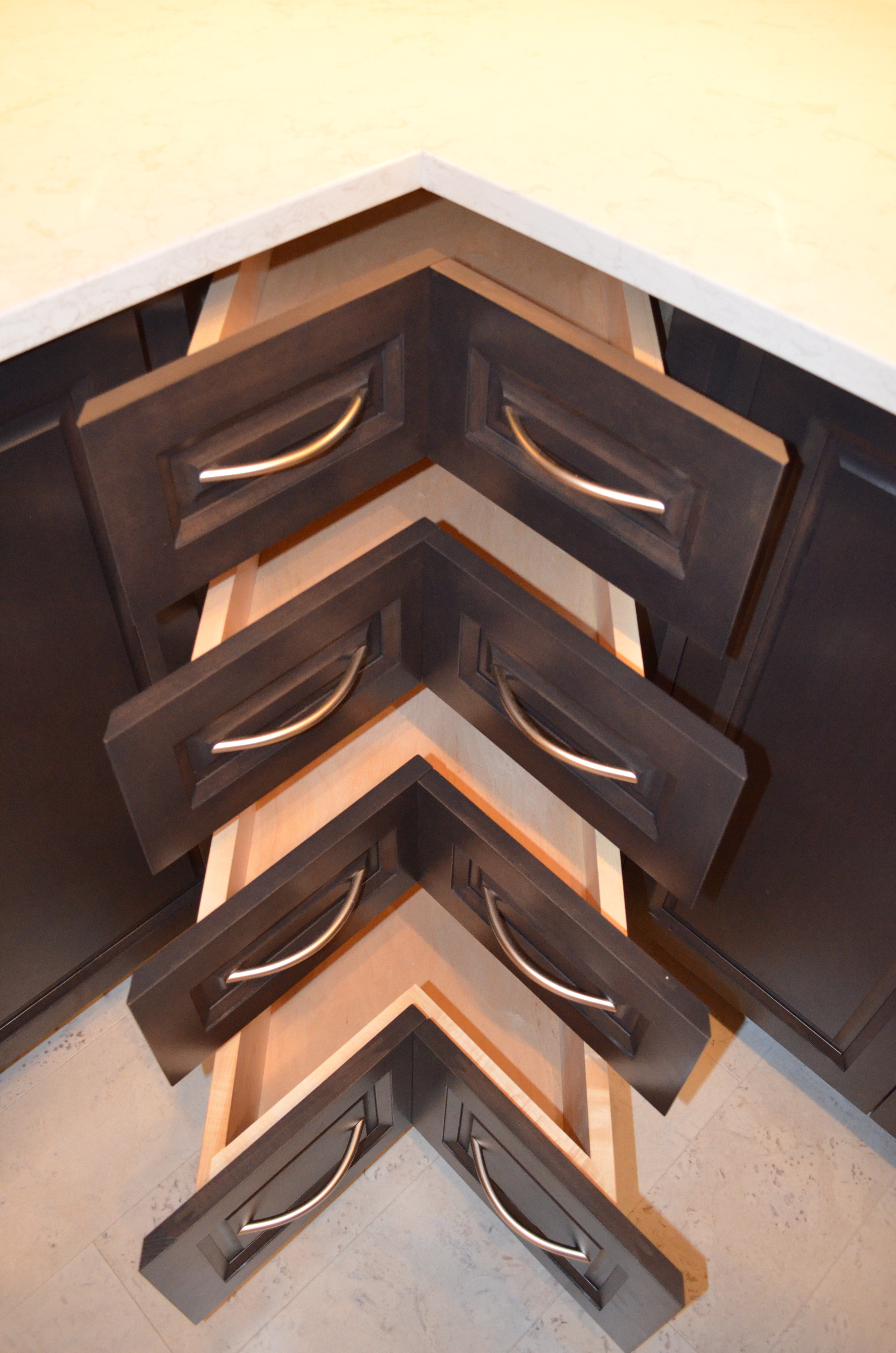 corner drawers kitchen renovation Ottawa