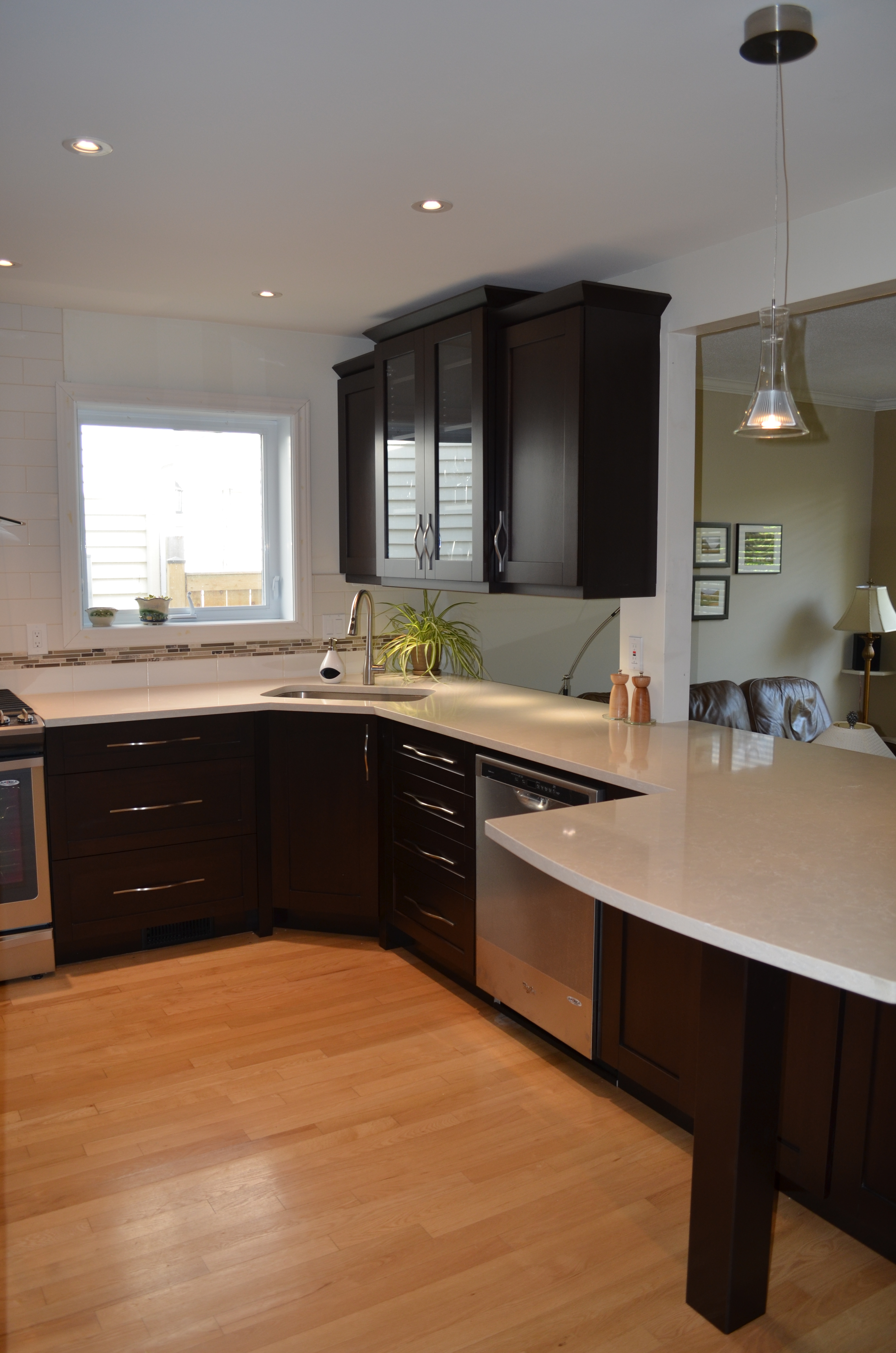 espresso maple kitchen renovation Ottawa