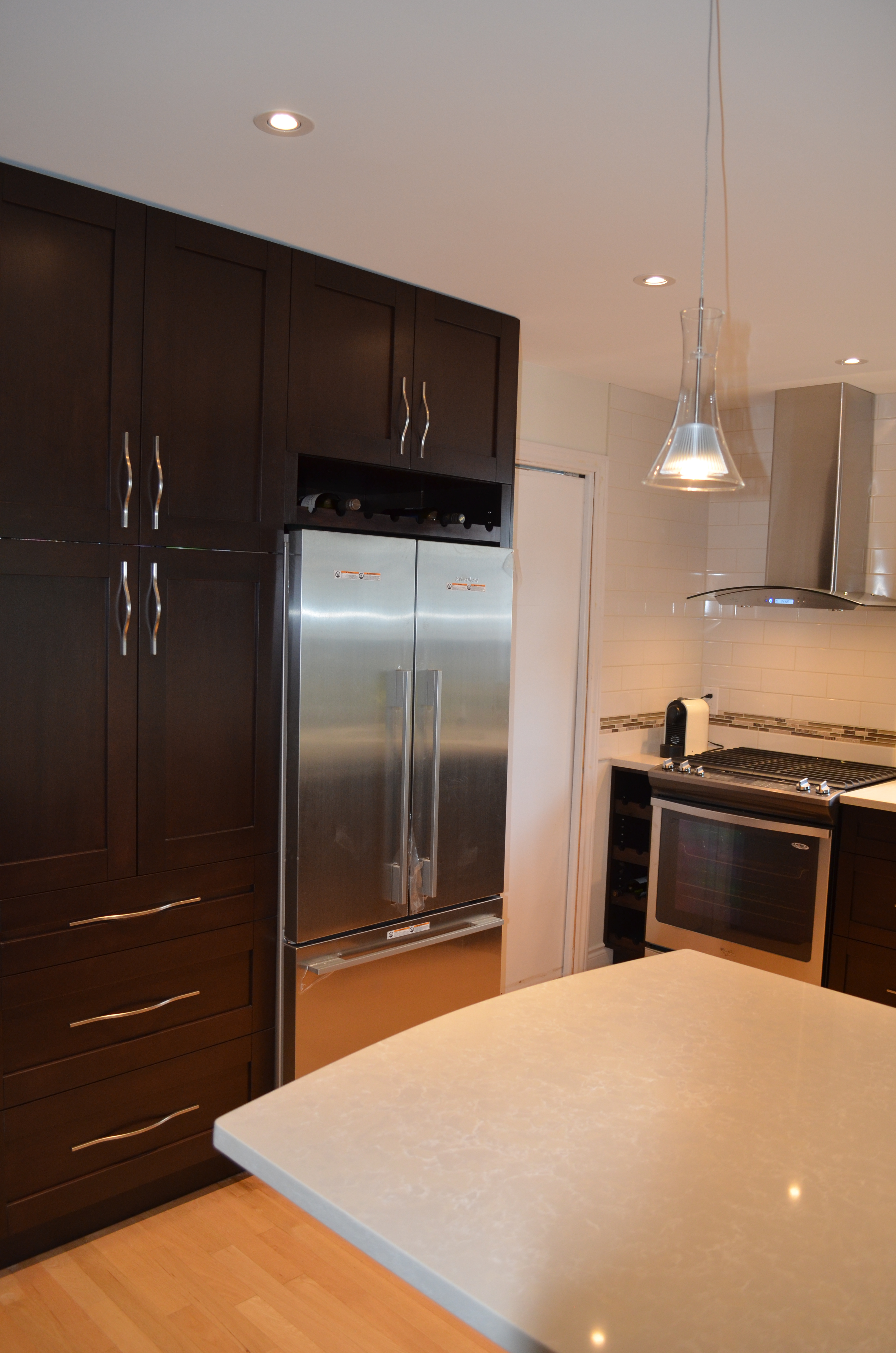 espresso maple kitchen renovation Ottawa