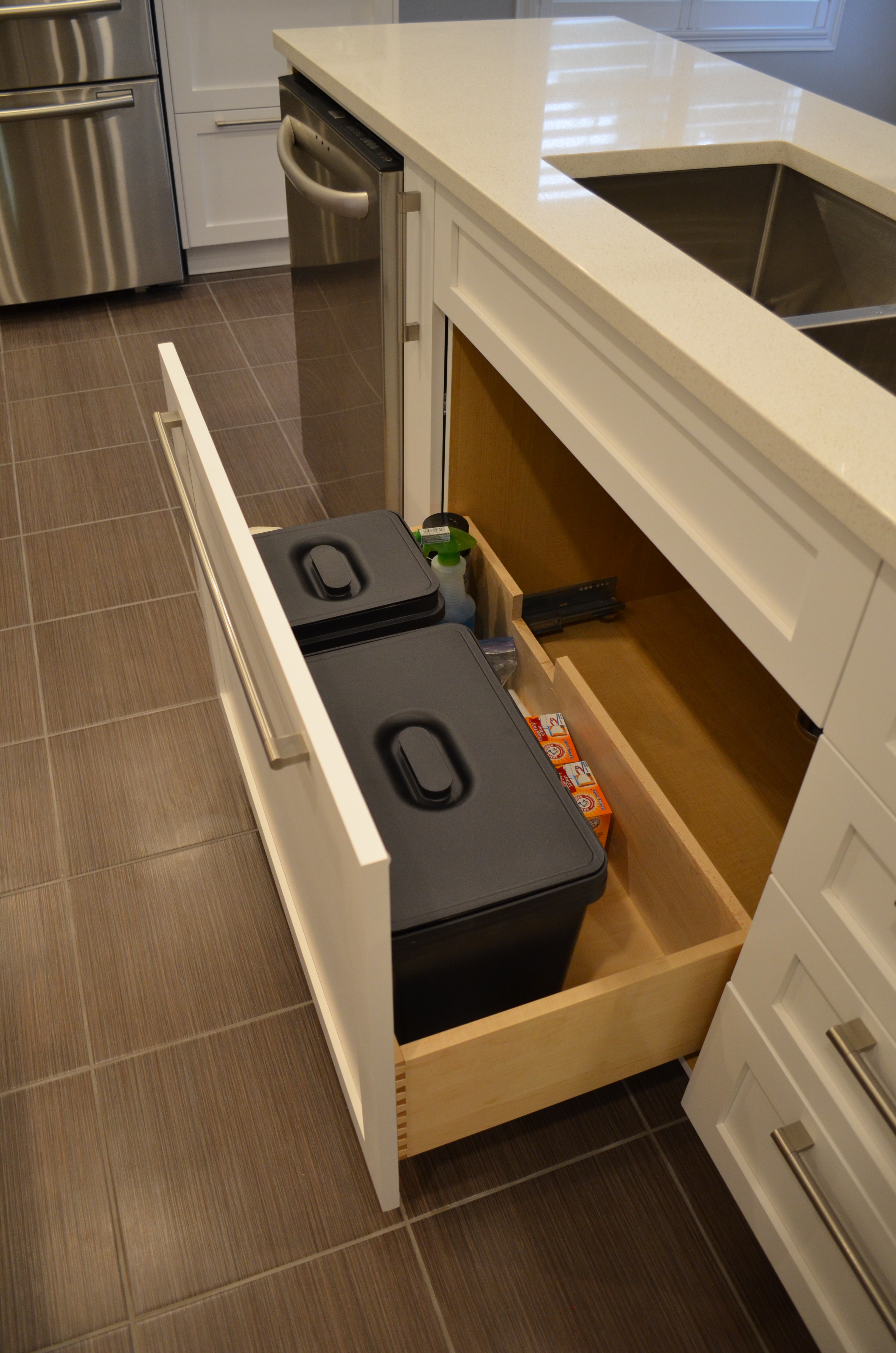 Modern kitchen renovation white cabinetry Stittsville