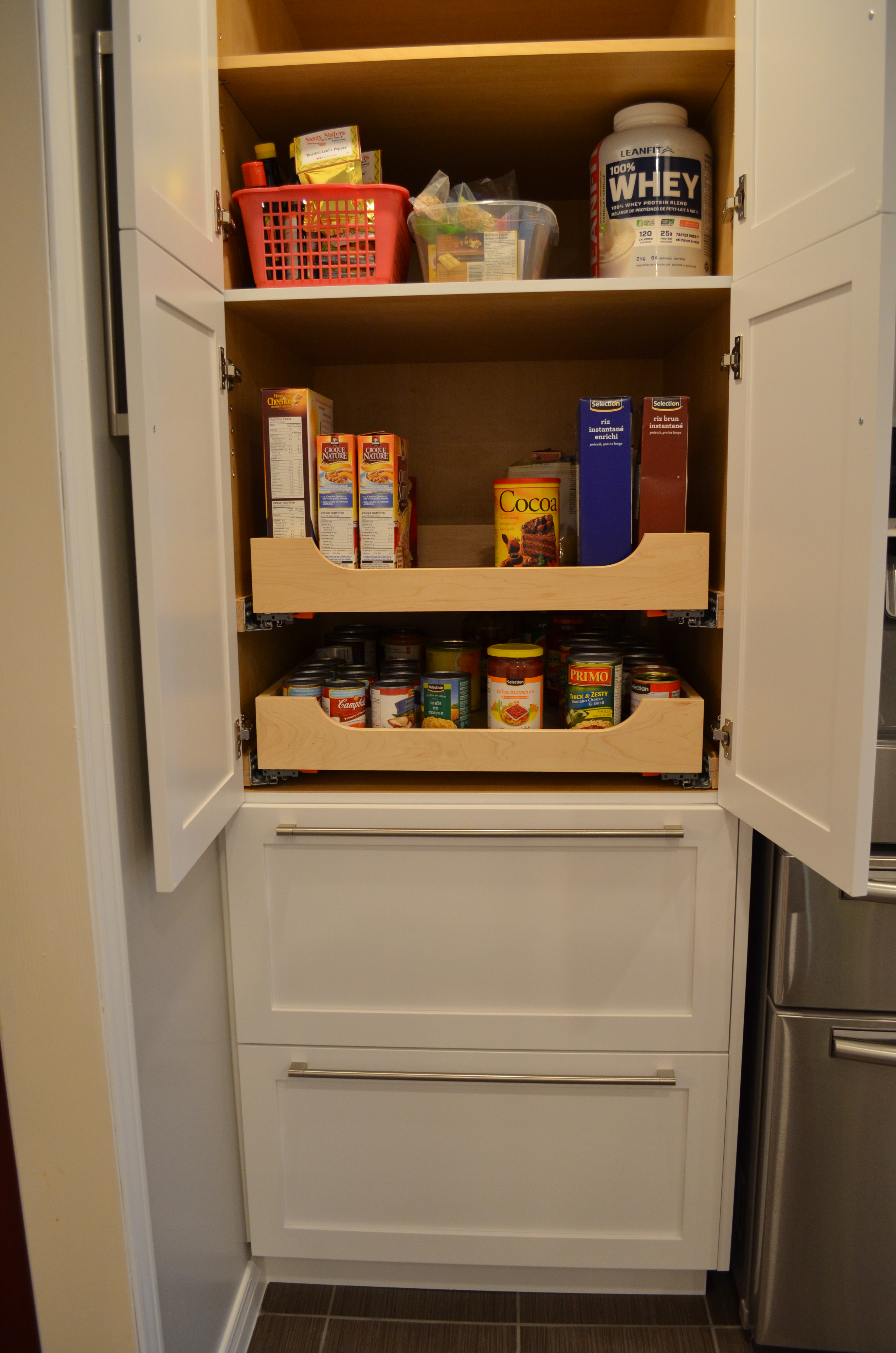 pantry Modern kitchen renovation white cabinetry Stittsville