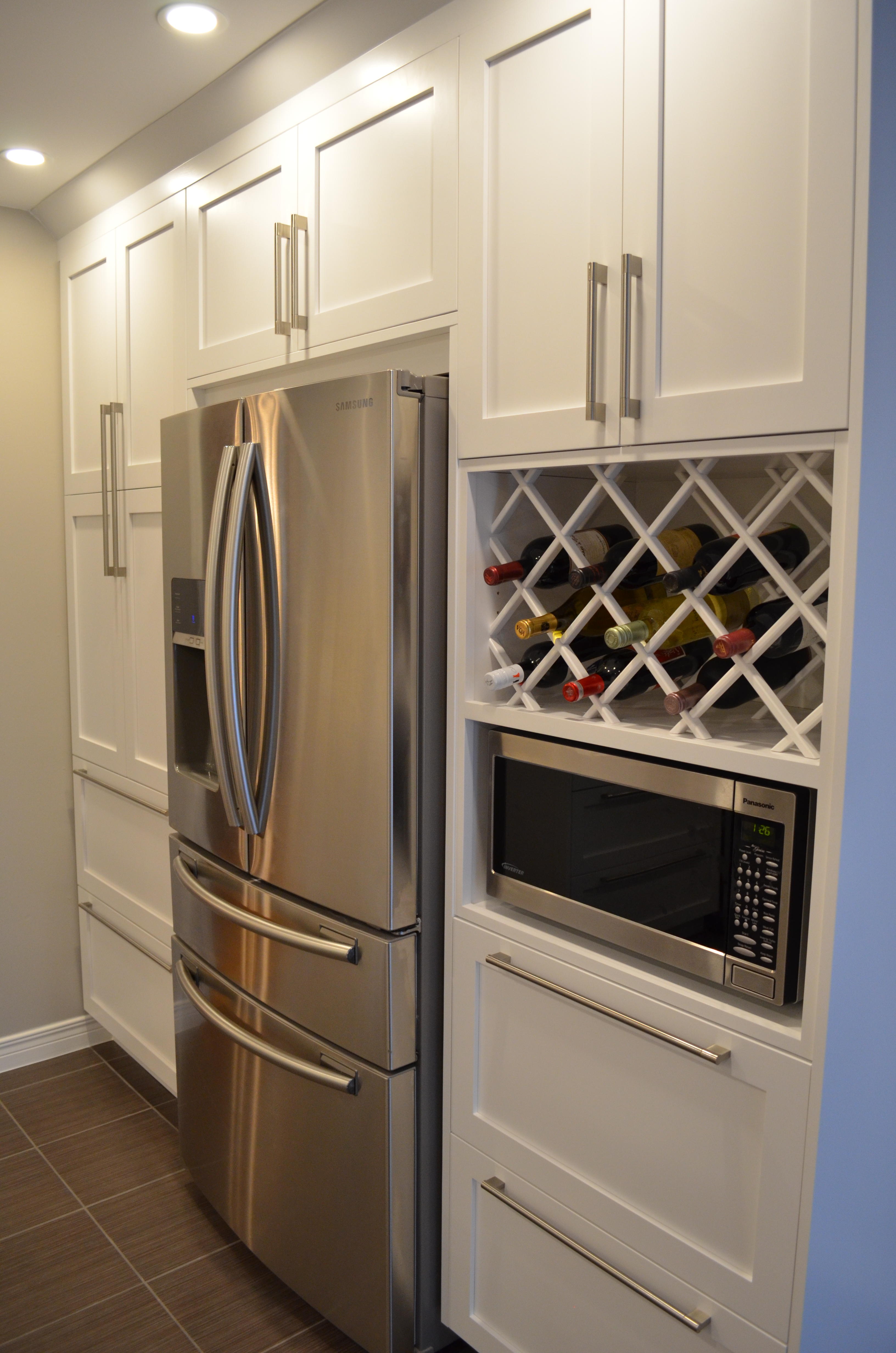 Modern kitchen renovation white cabinetry Stittsville