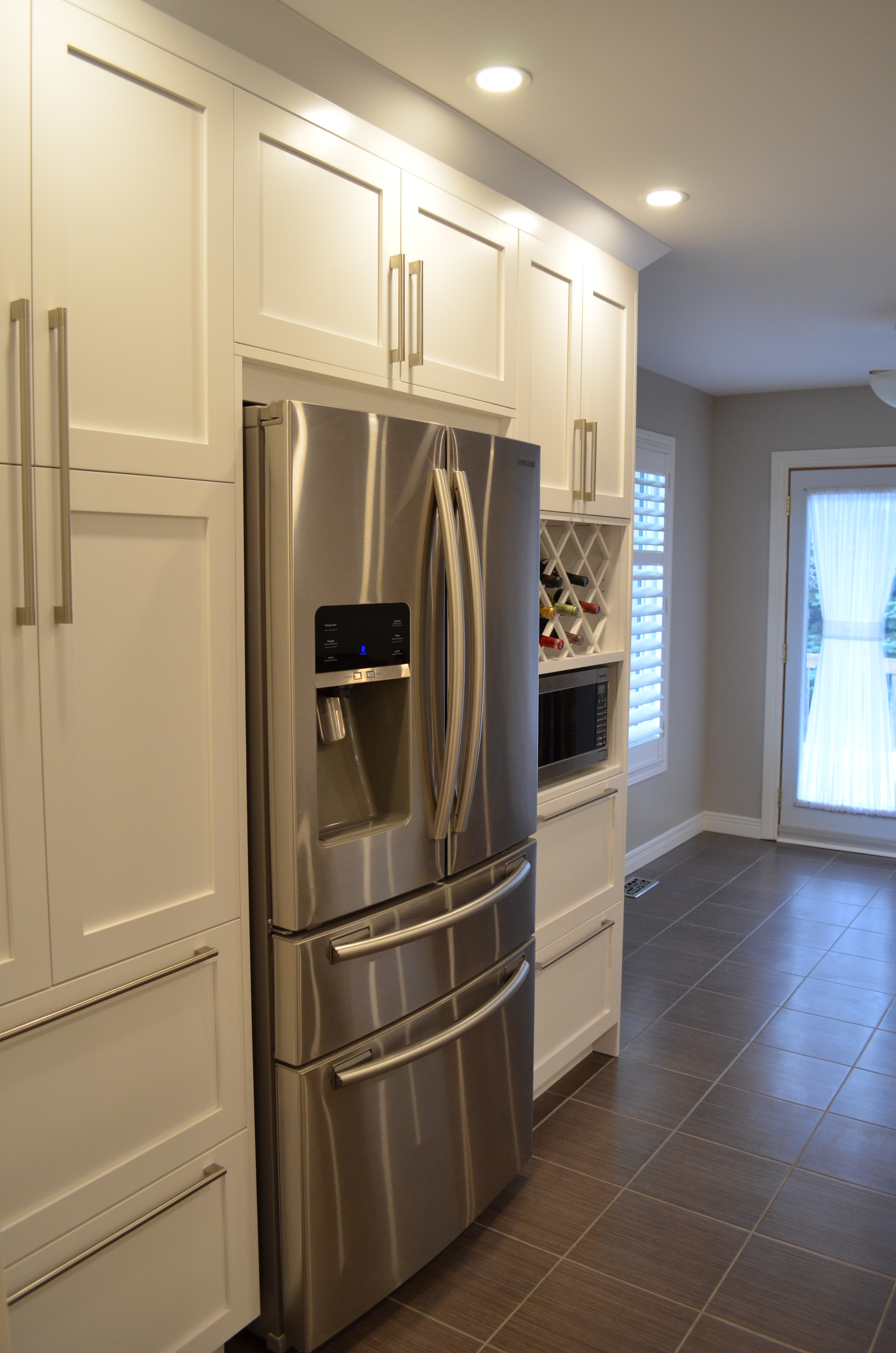 Modern kitchen renovation white cabinetry Stittsville