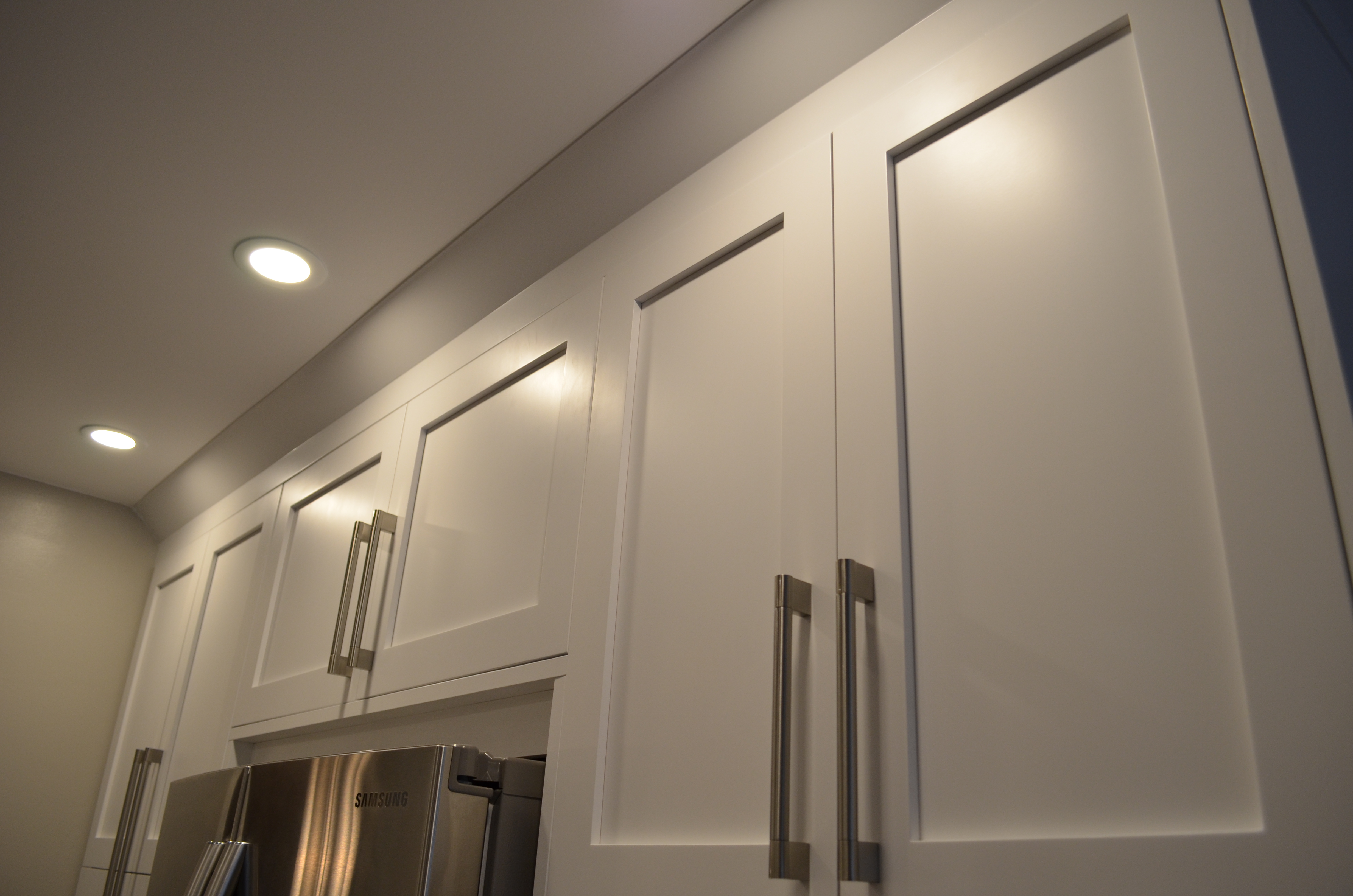 Modern kitchen renovation white cabinetry Stittsville