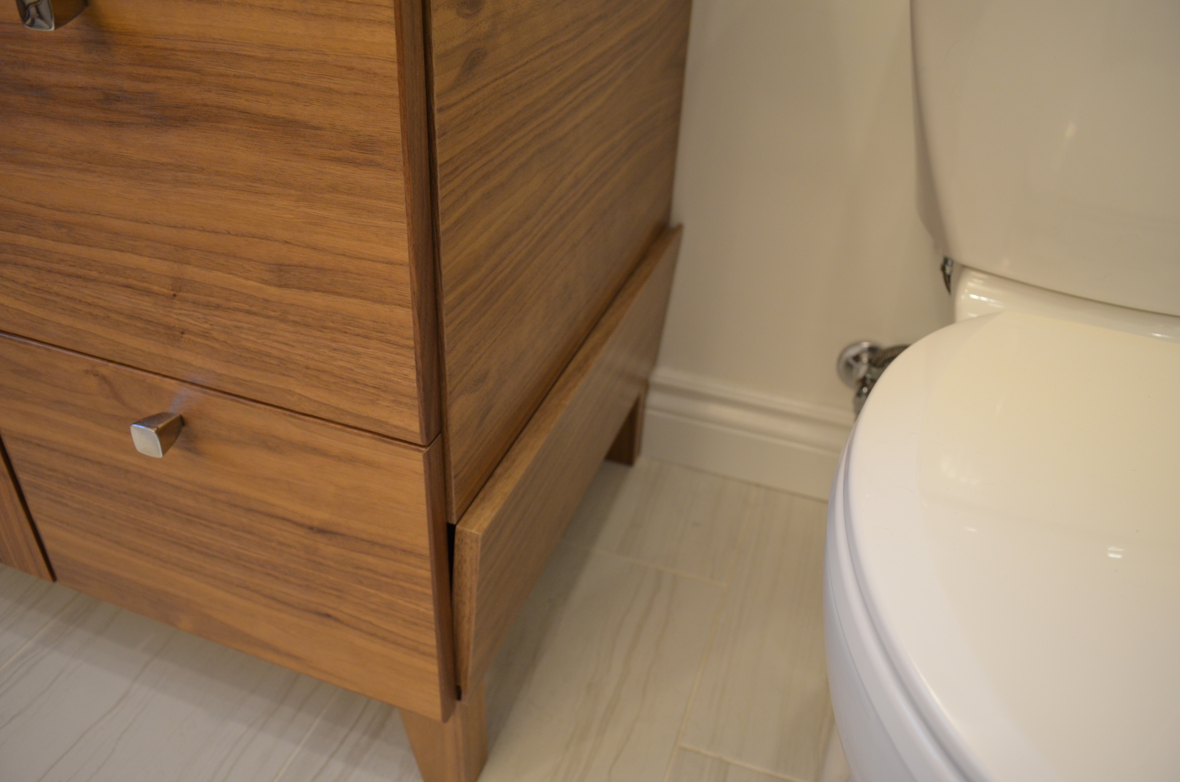 Walnut Vanity Custom Cabinetry Ottawa