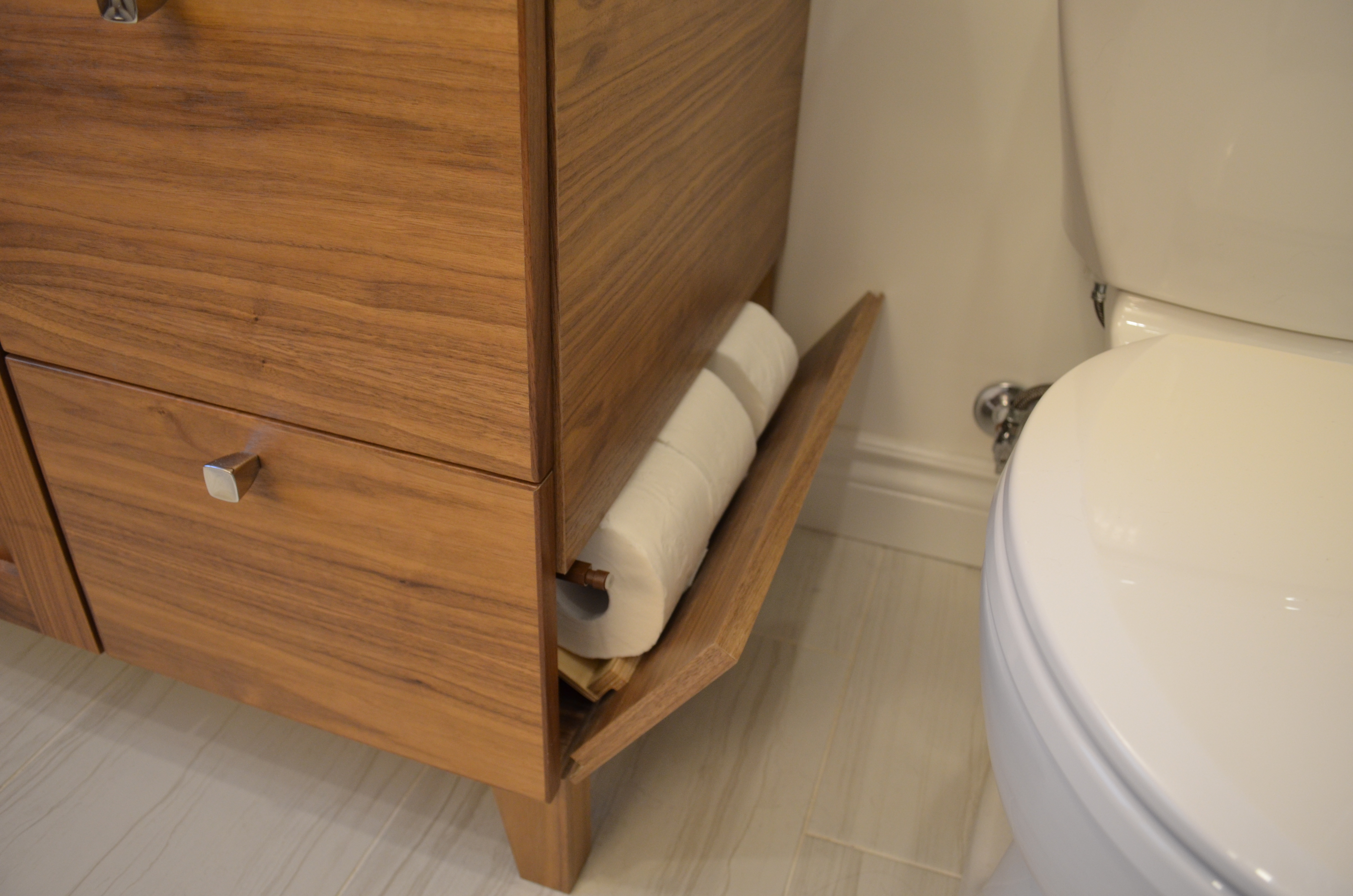 Walnut Vanity Custom Cabinetry Ottawa