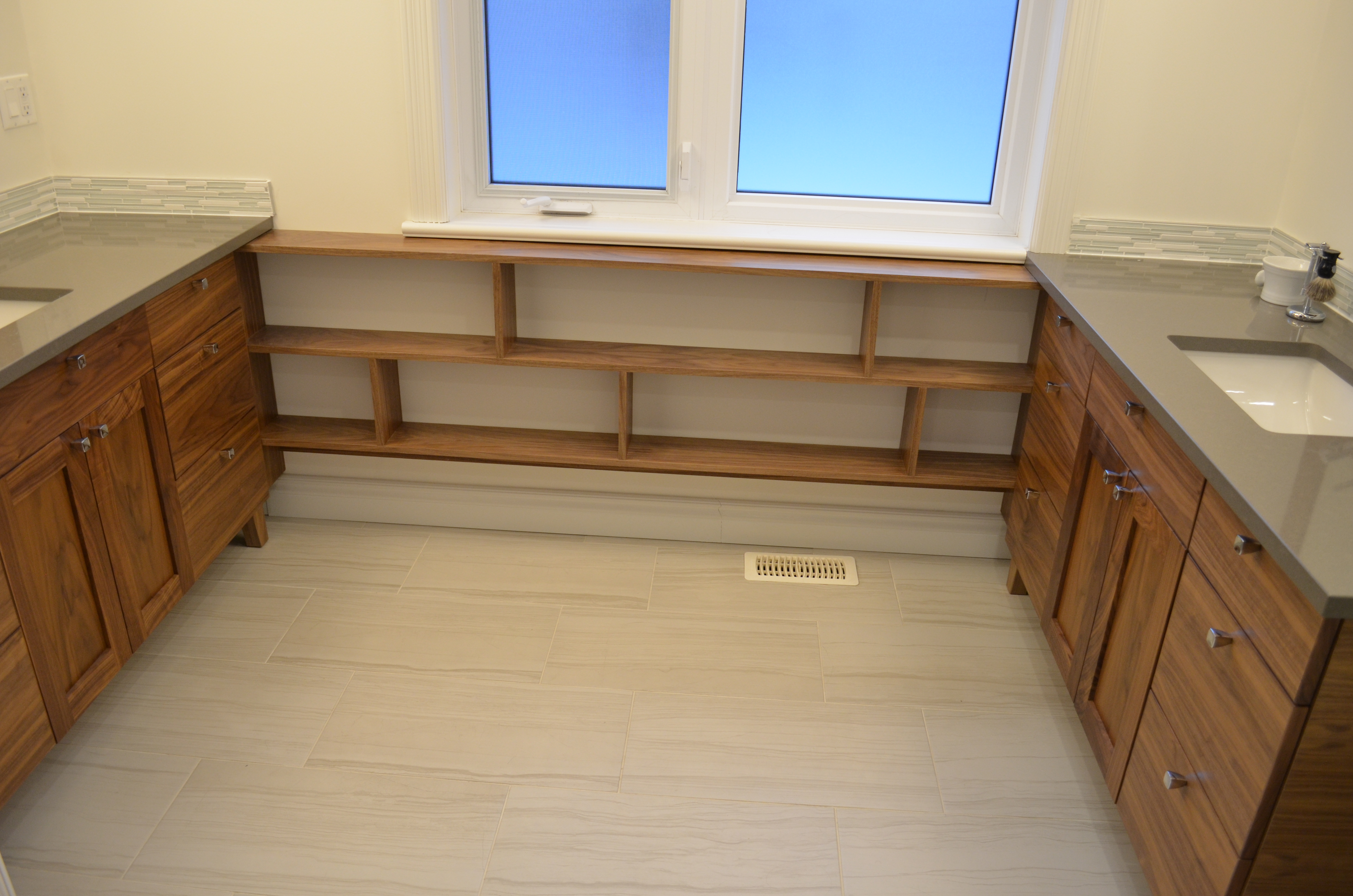 Walnut Vanity Custom Cabinetry Ottawa